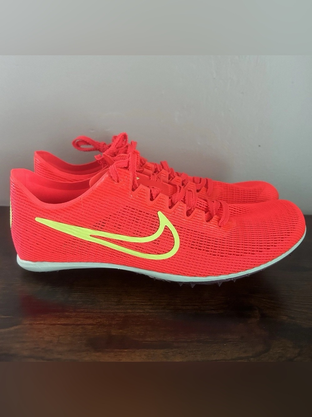 Nike Zoom Mamba V6 T&F Distance Spikes Bright Crimson Mens Size 9.5 DR2733-601